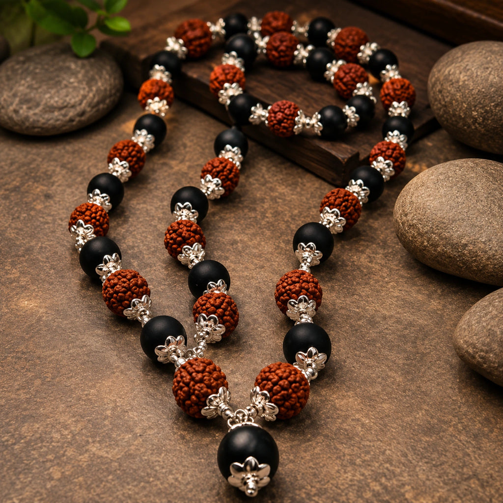 Rudraksha Mix Mala Thaili
