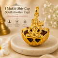 1 Mukhi Shiv cap South (Golden Cap)
